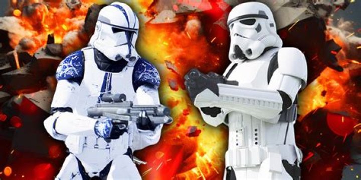 Are clone troopers and storm troopers the same?