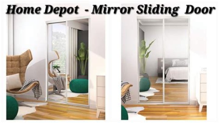Can you hang a mirror on a sliding closet door?