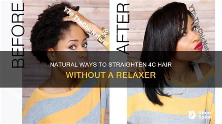 Can you straighten hair without relaxer?