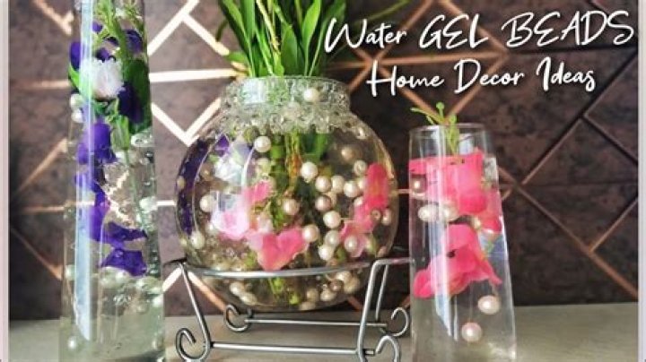 Can you use water beads with fake flowers?