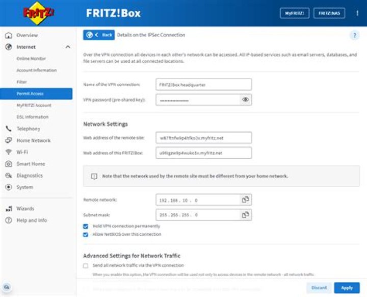 Does FRITZ box support VPN?