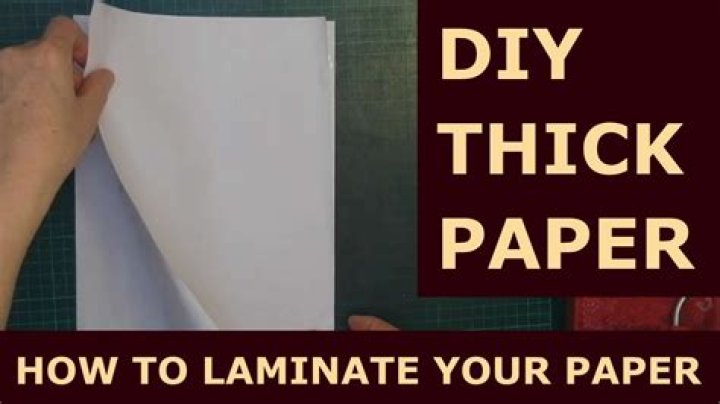 How can I laminate paper cheaply?