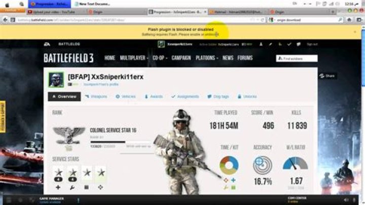 How do I activate Battlelog in Battlefield 3?
