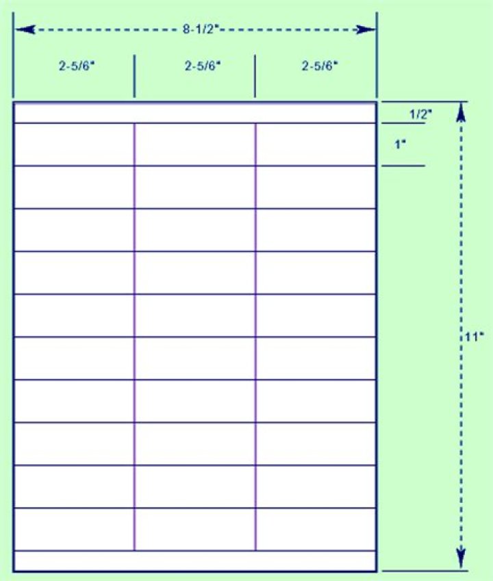 How do I create Avery 8160 labels in Word?