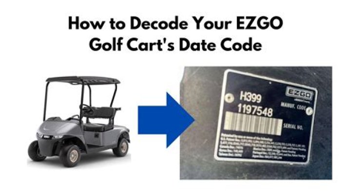 How do I know what model my EZ Go golf cart is?