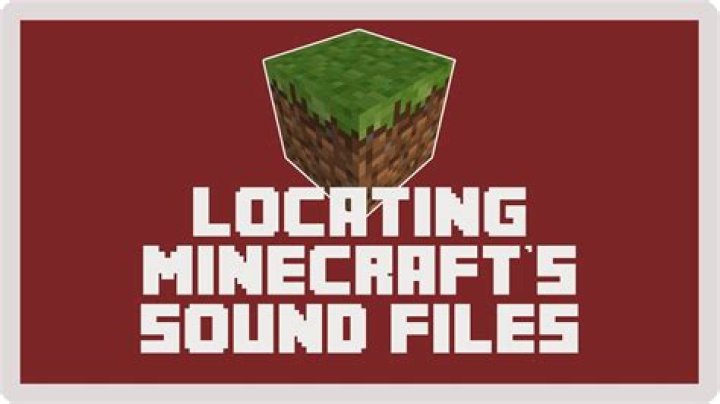 How do I open Minecraft sound files?