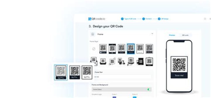 How do I present a QR code?
