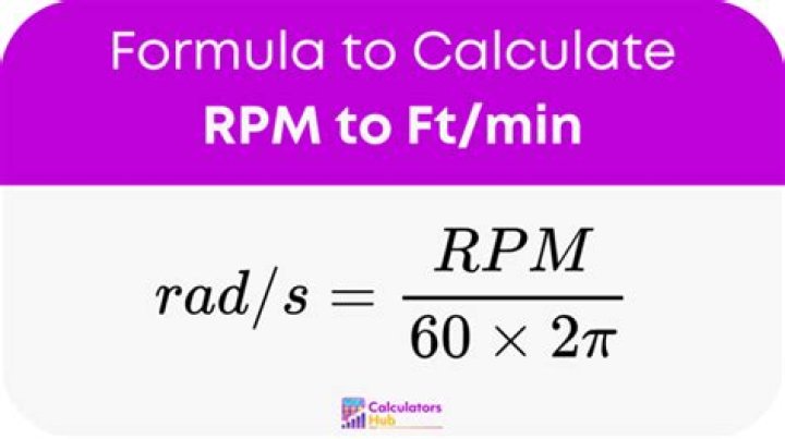 How do you calculate rev/min from rad s?