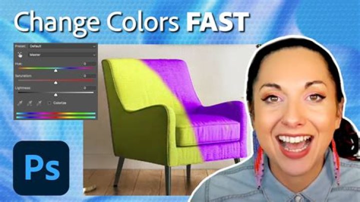 How do you change the color of something in Photoshop?