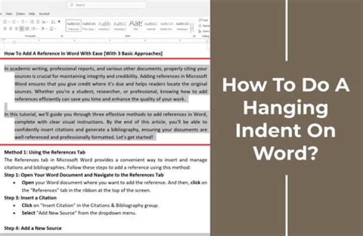 How do you do a hanging indent on Word for Mac?