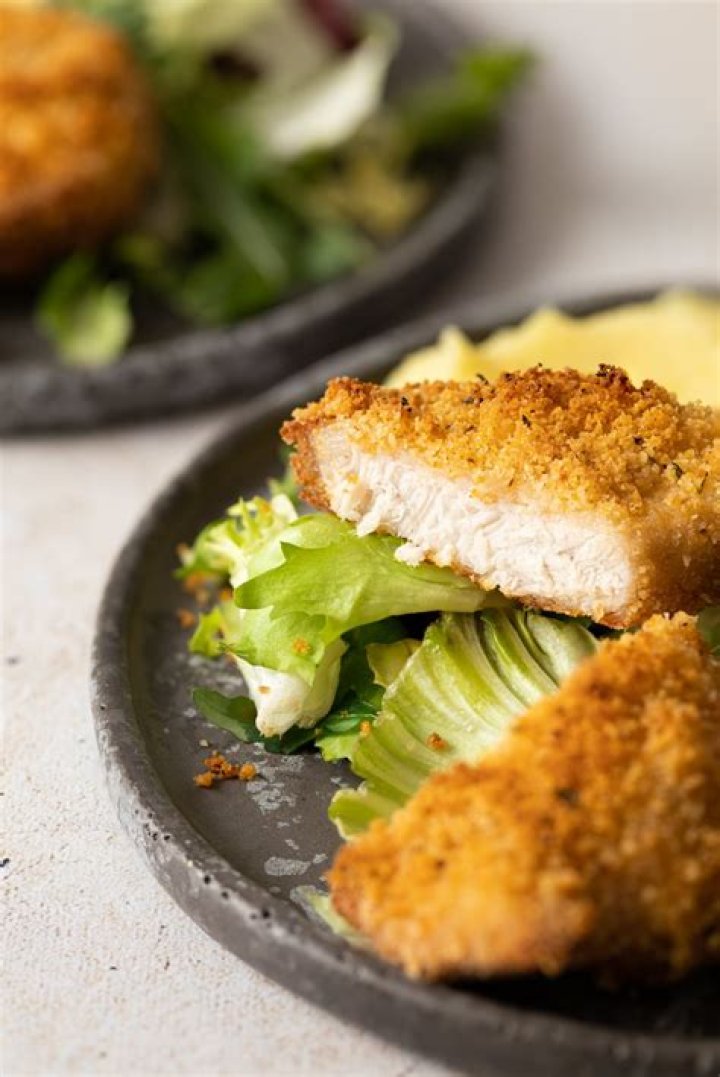 How do you get shake and bake to stick to chicken?