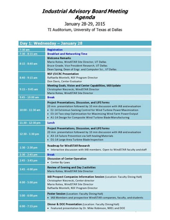 How do you write an agenda for a board meeting?