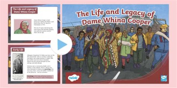 How many kids does Whina Cooper have?