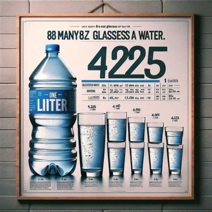 How many Litres is a glass of water?