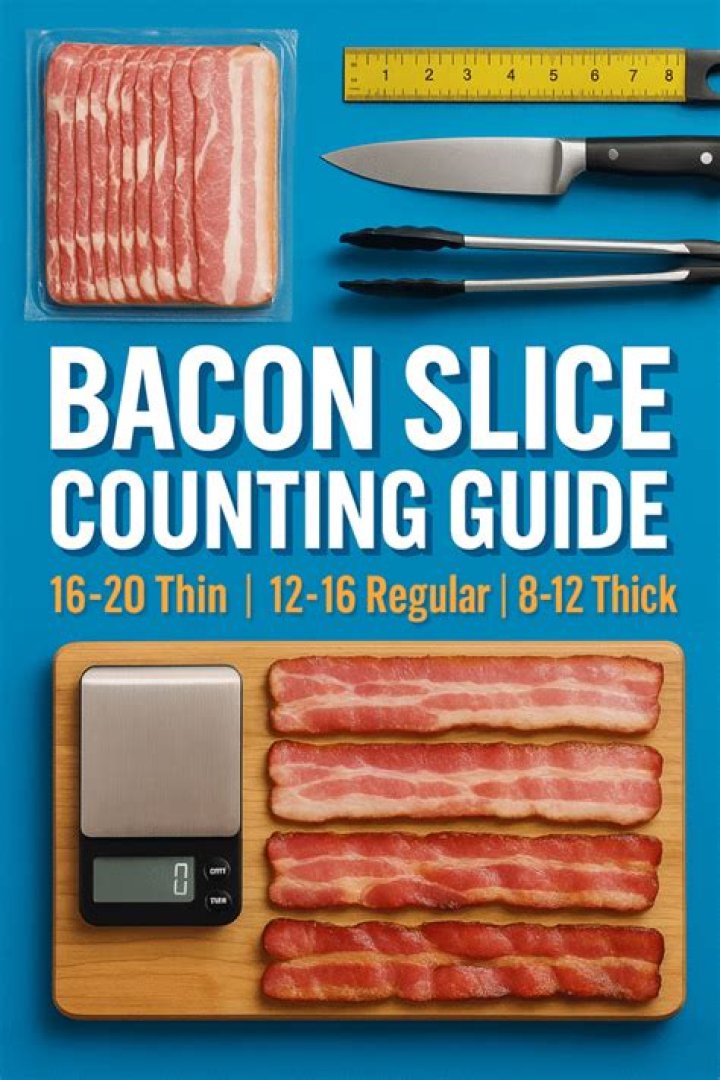 How many slices of bacon is 100g?
