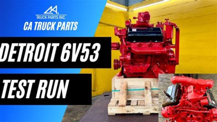 How much does a 6v53 Detroit weight?