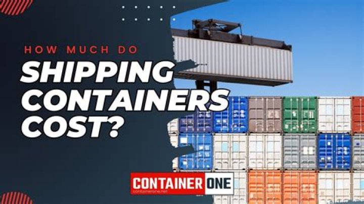 How much is a used shipping container cost?