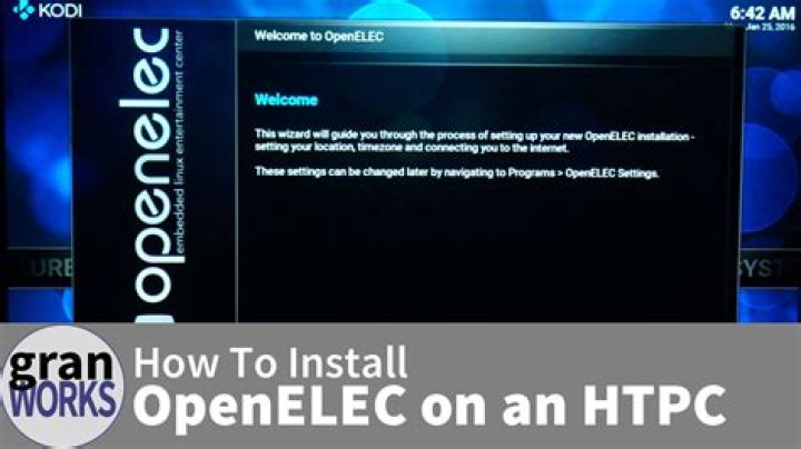 How to Install OpenELEC on pc?