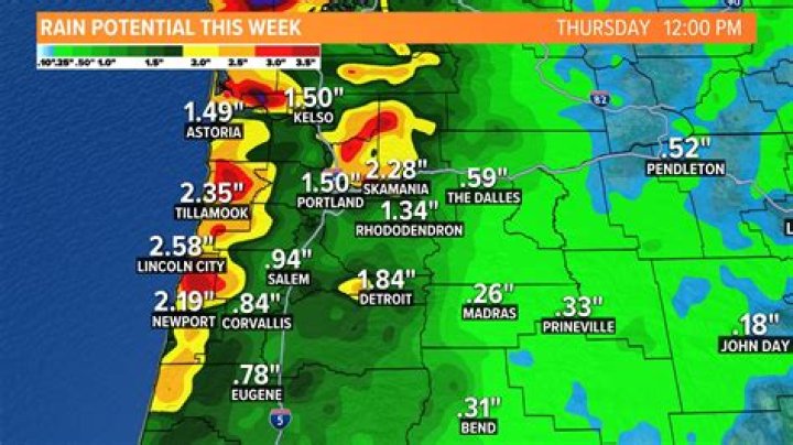 How warm is Oregon in February?