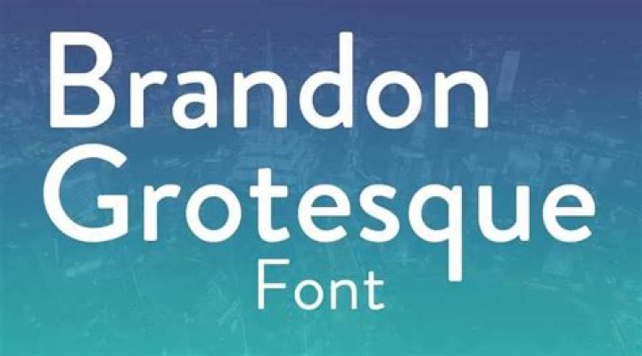Is Brandon Grotesque a free font?