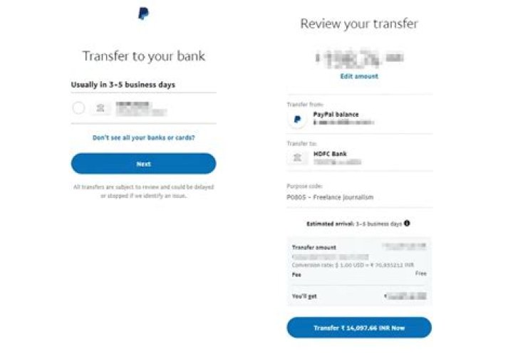 Is it free to transfer money from PayPal to debit card?
