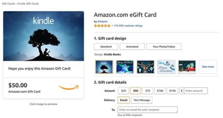 Is Kindle gift card same as Amazon?