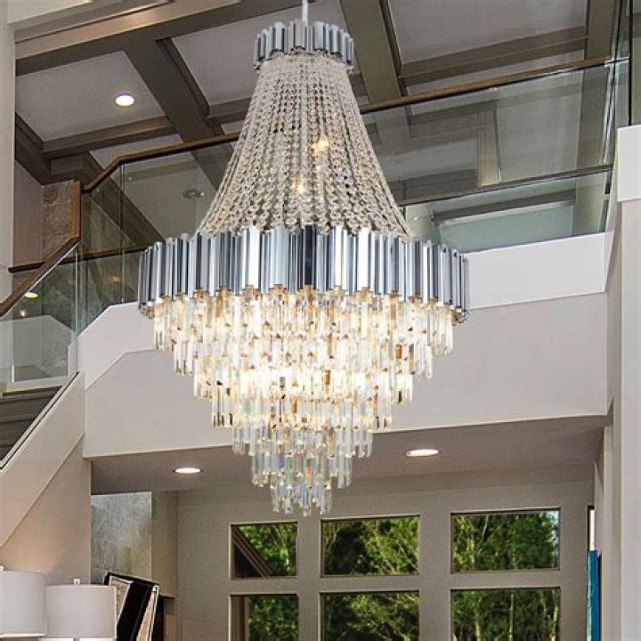 What are the hanging crystals on a chandelier called?