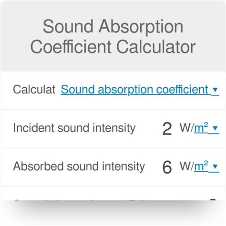 What are the methods to obtain sound absorption coefficient?