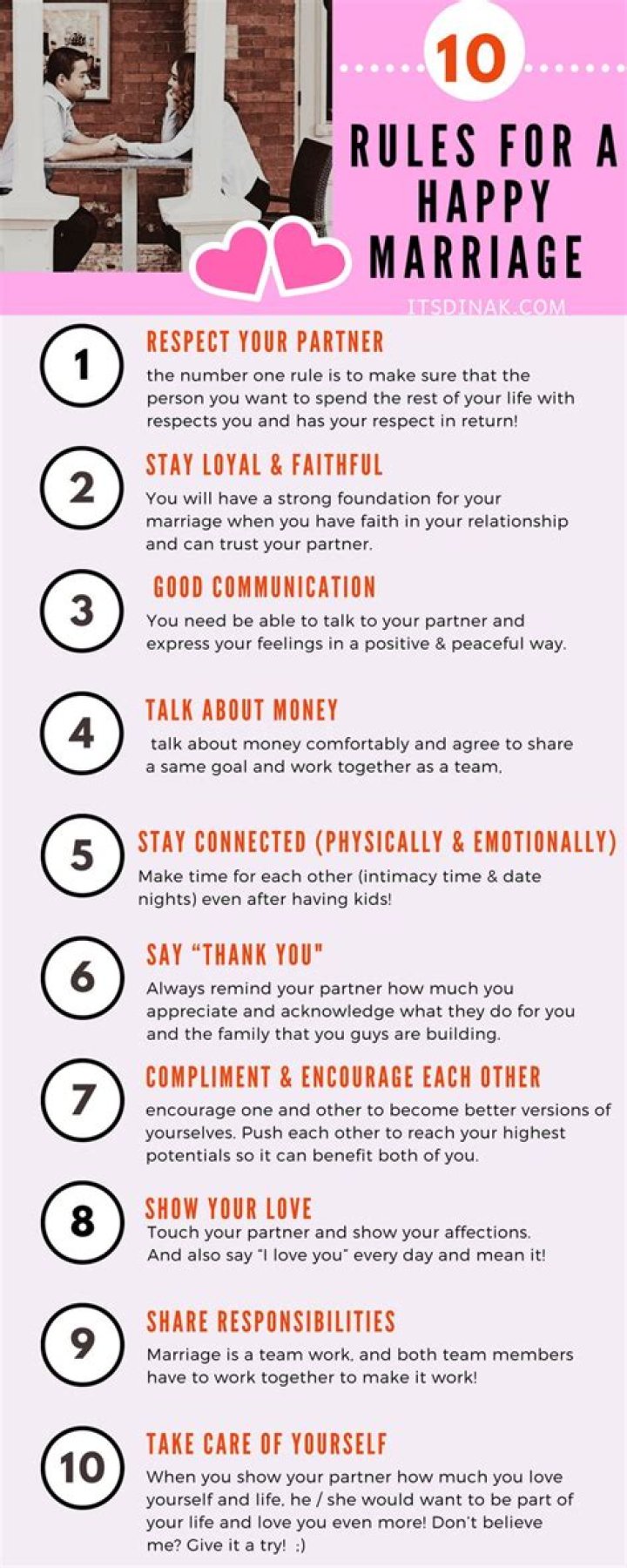 What are the rules of marriage?