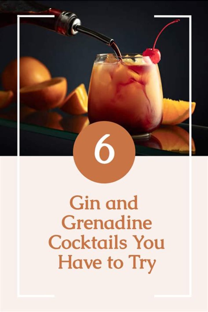 What cocktail is made from gin and grenadine?