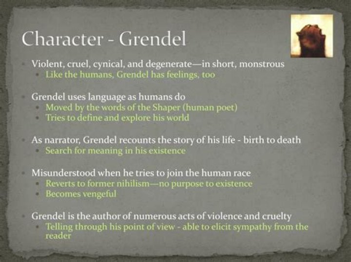 What does Grendel represent in society?