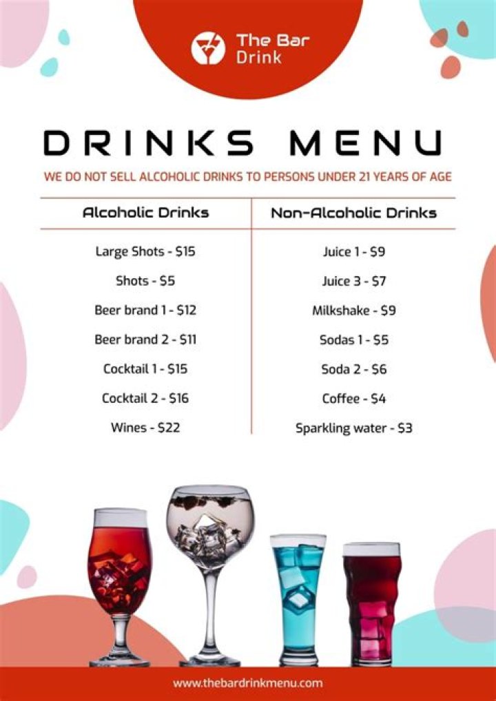 What drinks should be shaken?