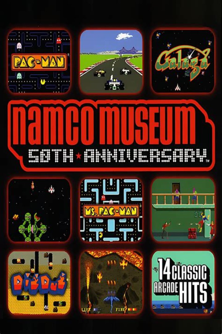 What games are on Namco Museum 50th Anniversary?