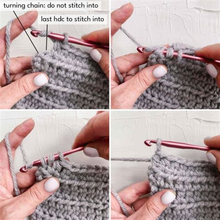 What is 2 half double crochet?