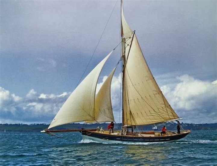 What is a gaff rigged cutter?