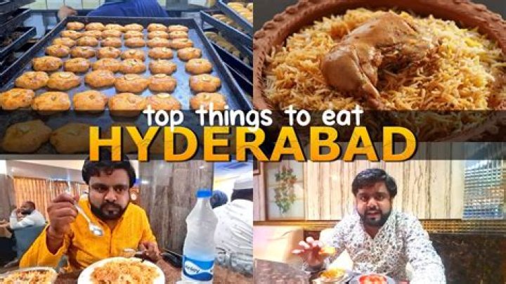 What is famous in Hyderabad for eating?