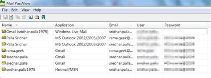 What is Nirsoft mail PassView?
