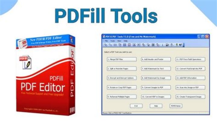 What is PDFill PDF tools?