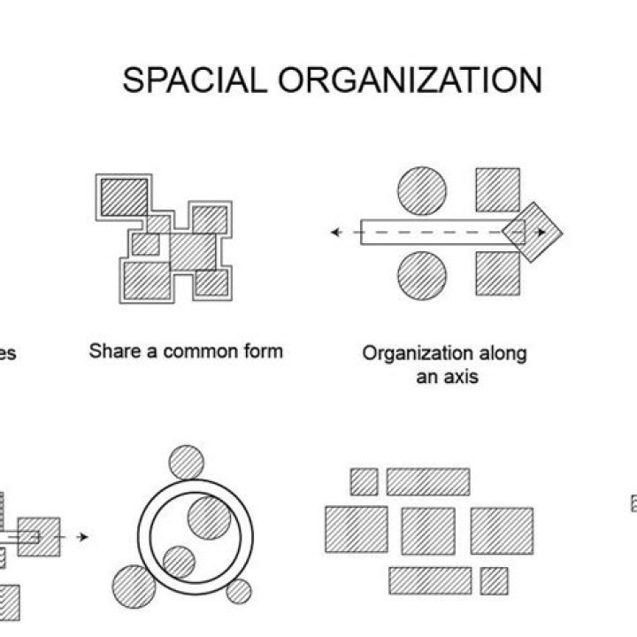 What is spatial organization in architecture?