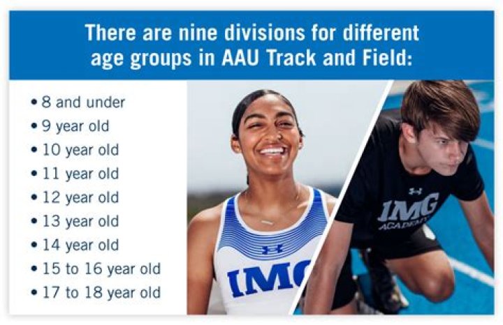 What is the age limit for AAU track?