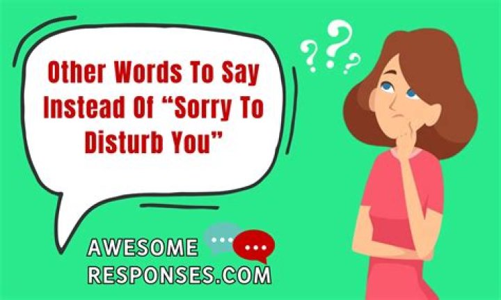 What is the best words to say sorry?
