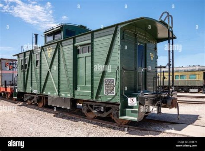 What is the green caboose in the glass castle?
