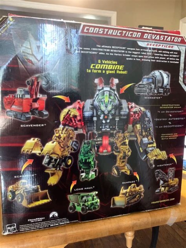 What is the largest Devastator Toy?