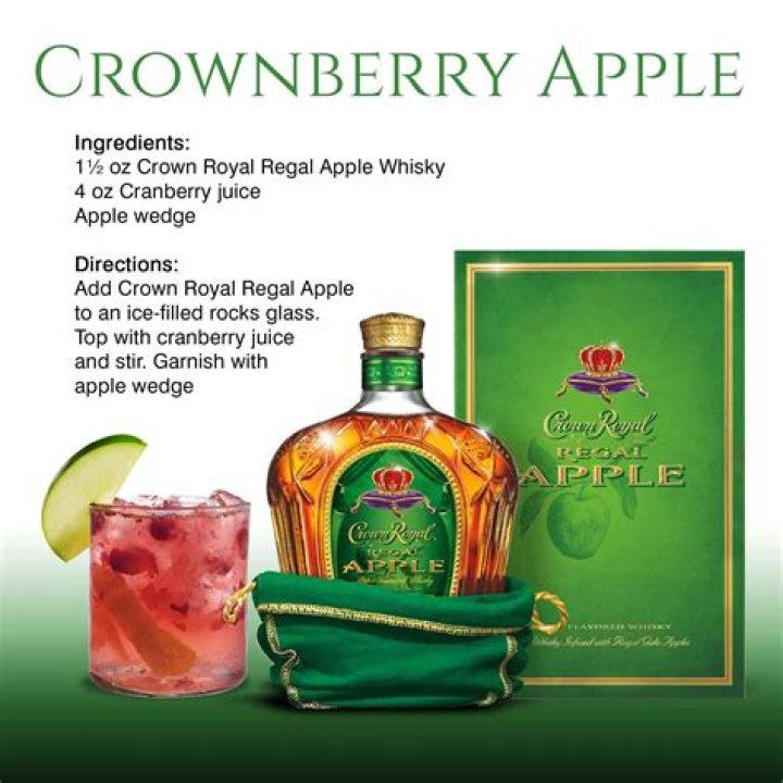 What mixes well with Crown Royal Apple?