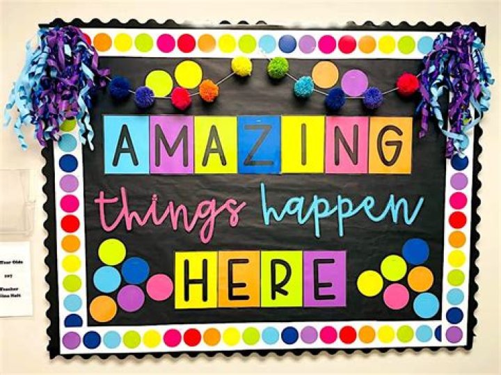 What should be on a preschool bulletin board?