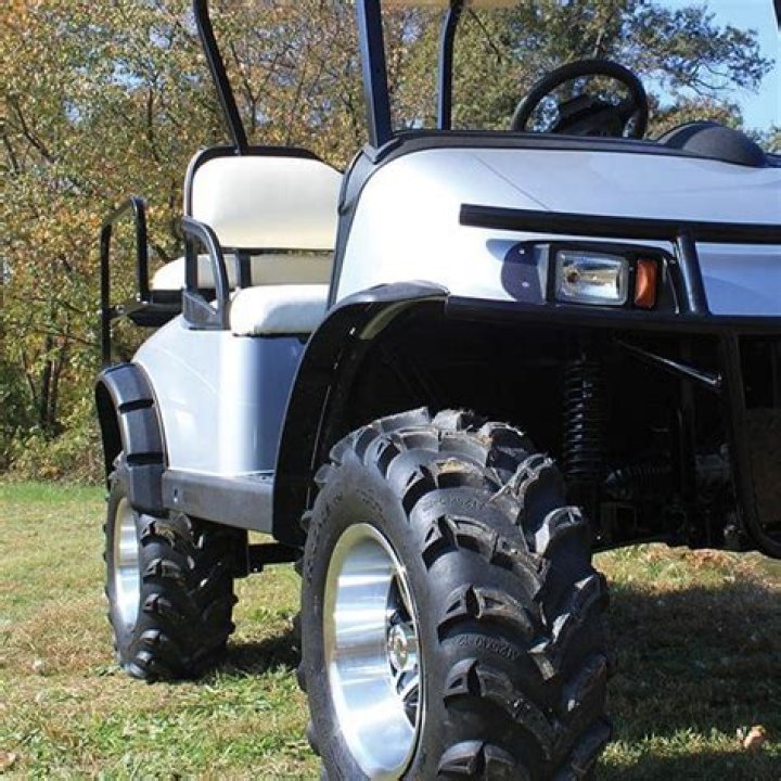 What size tires can I put on my golf cart?