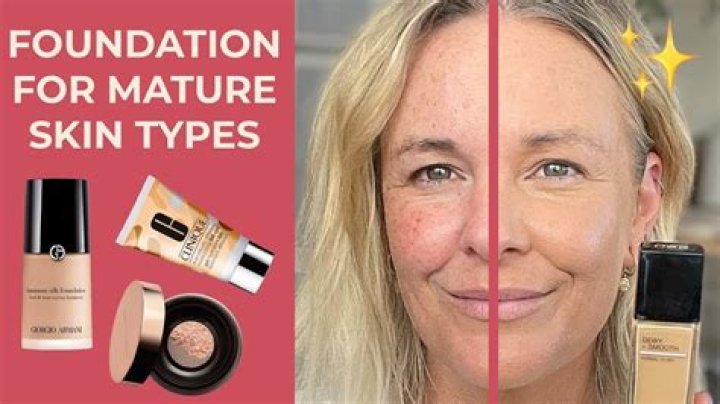 What type of foundation is best for older skin?