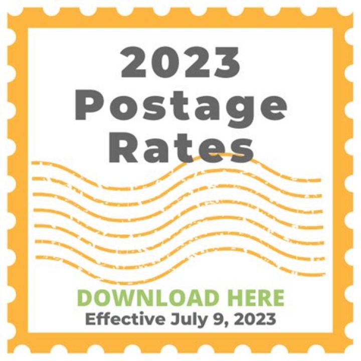 When did first class postage increase?