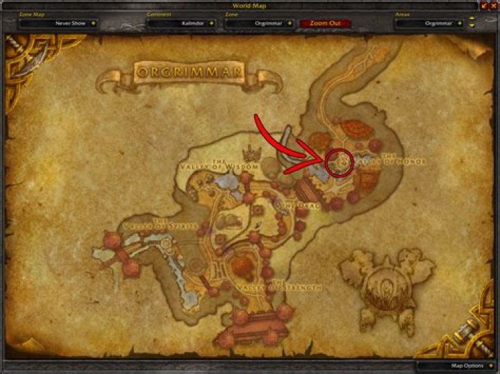 Where can I buy heirlooms in Orgrimmar?
