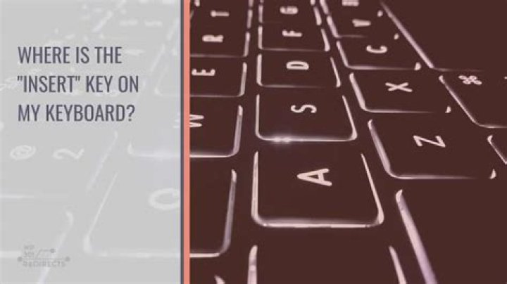 Where is the Insert key on surface keyboard?